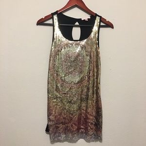 Romeo & Juliet Coutour sequence shimmer top